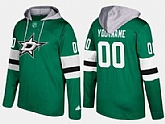 Stars Men's Customized Name And Number Green Adidas Hoodie